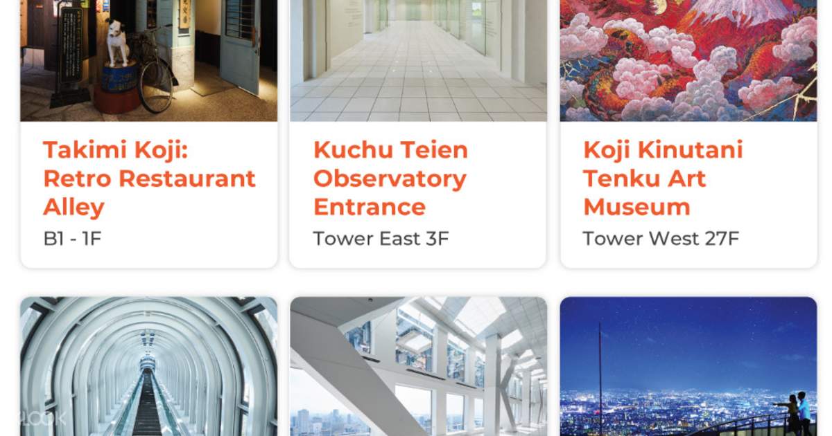 Umeda Sky Building & Kuchu Teien Observatory Ticket